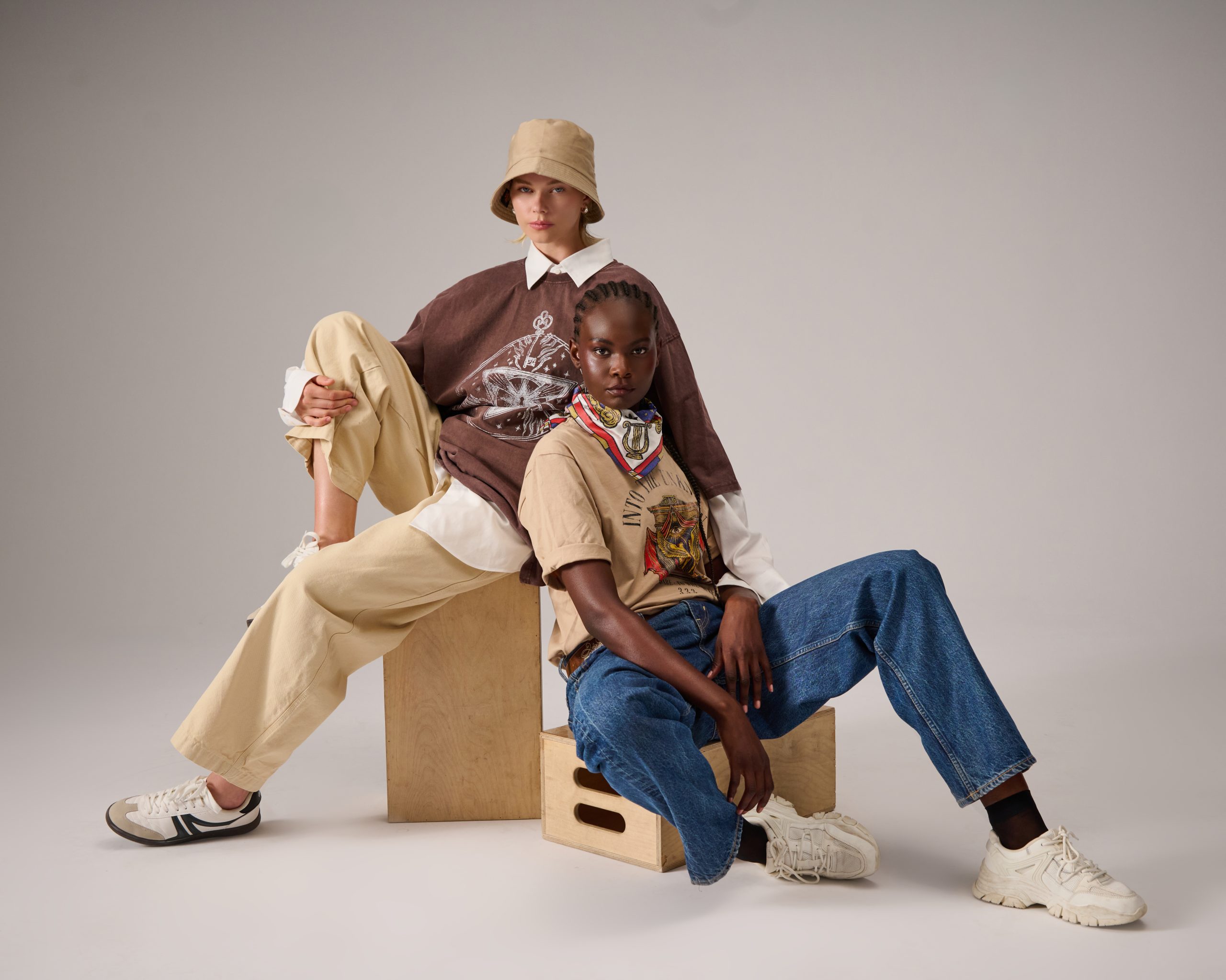 people in t-shirts printed with dtg